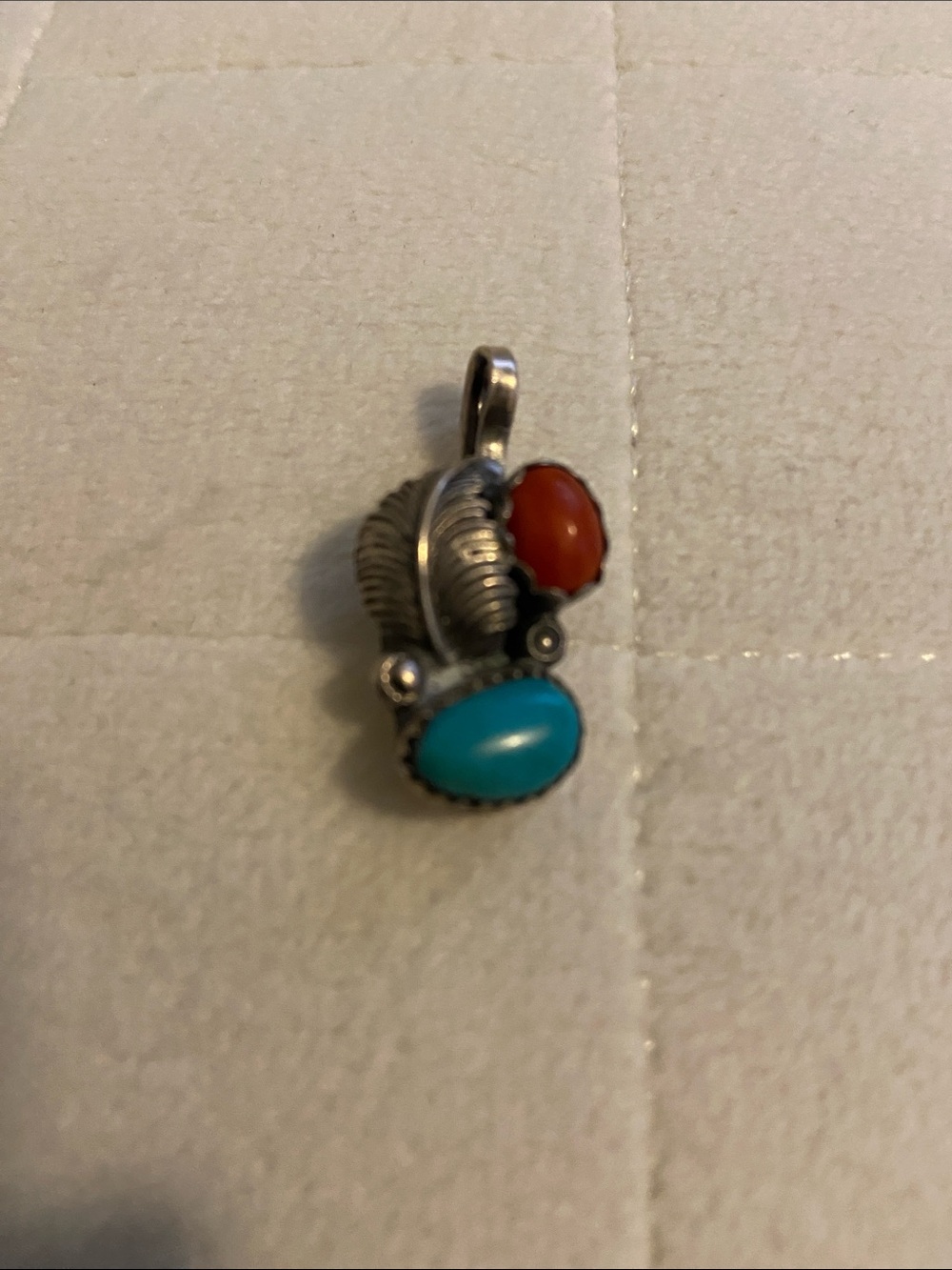 Vintage Navajo Sterling Silver Pendant